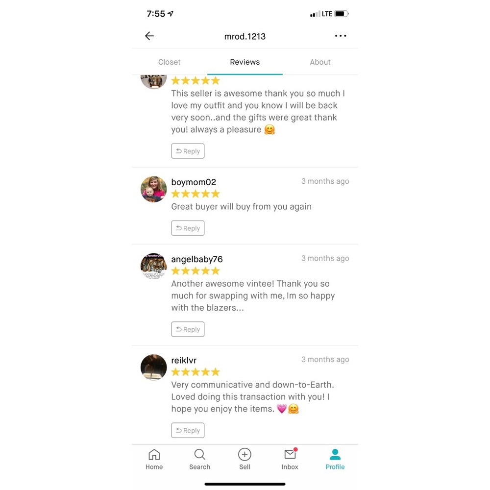 Trade reviews